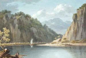 On the River Elbe near Lowositz in Saxony by Sir Richard Colt Hoare