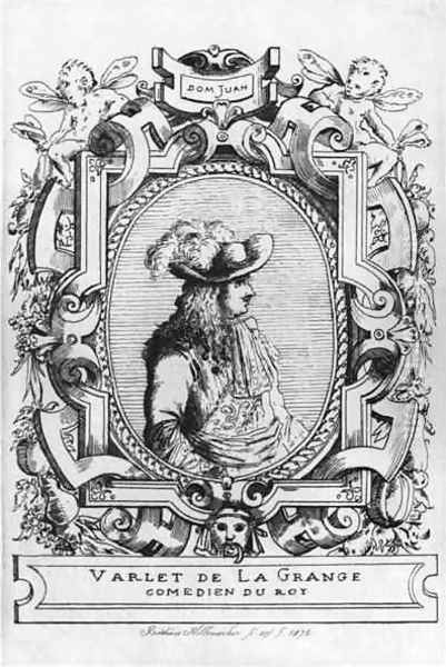 Charles Varlet known as La Grange in the role of Dom Juan from Don Juan or Le Festin de Pierre - view 1