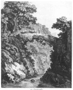 View near Sorrento by Georg Abraham Hackert