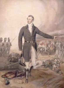 Wellington on the field of Waterloo by Thomas Heaphy