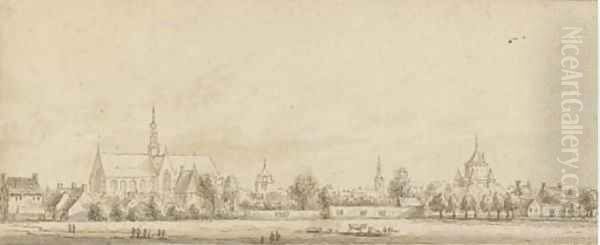 View of a cathedral town - view 1