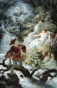 The Knight Hulbrand with Undine The Knight Hulbrand with Undine