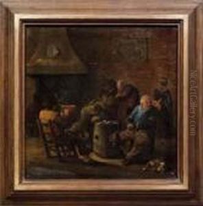 Scena D'interno Con Figure Scena D'interno Con Figure