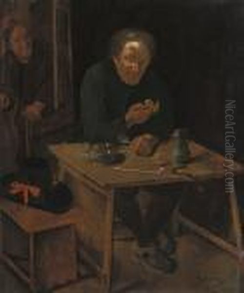 Peasants In A Tavern - view 1