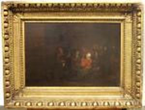 Vardshusinterior. Proveniens Tosterup by Adriaen Brouwer
