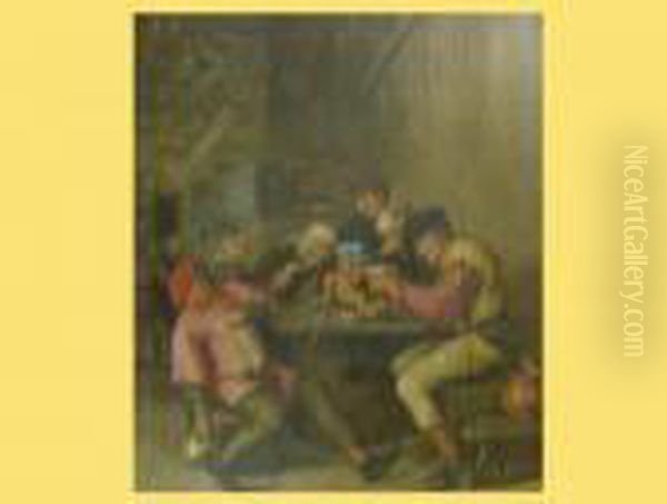 Kartenspieler In Schenke - view 1