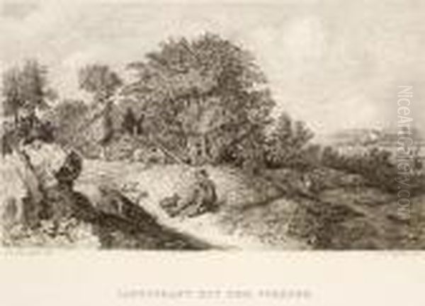 Landscape With Shepherd - view 1