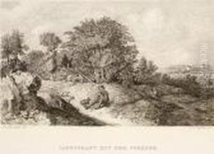 Landscape With Shepherd by Adriaen Brouwer