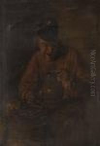 Night In The Tavern by Adriaen Brouwer