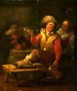 Tavern Scene by Adriaen Brouwer