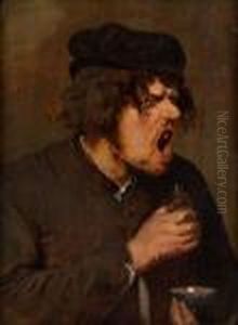 Peasant Taking Medicine by Adriaen Brouwer