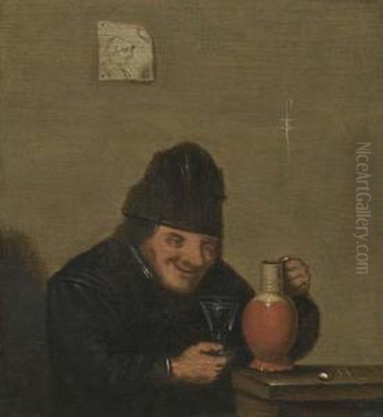 Wine Drinker With Jug. - view 1