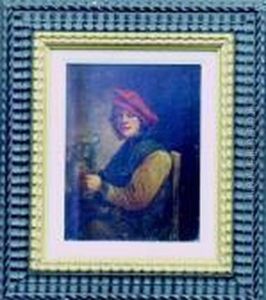 Figure Raising A Roemer In A Tavern by Adriaen Brouwer