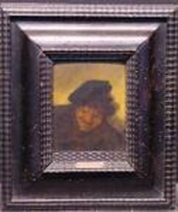 Head Of A Laughing Farmer by Adriaen Brouwer