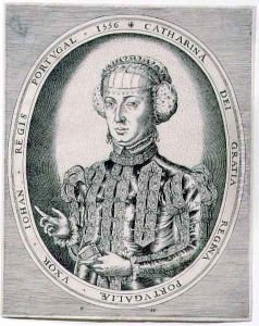 Portrait of Catherine Queen of Portugal wife of John III by Franz Huys