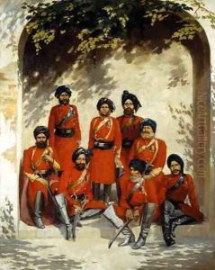 Indian Army Officers and Non Commissioned Officers by Gordon Hayward