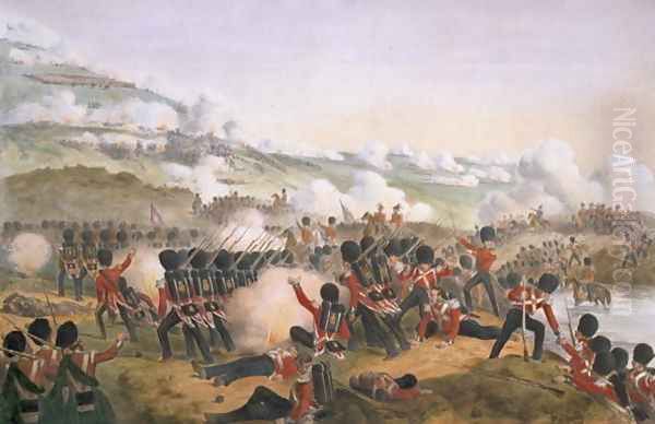 The Grand charge of the Guards on the Heights of the Alma during the Crimean War - view 1
