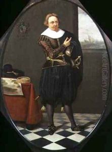 Portrait of a Seaman in an Interior by Willems Witringa Harmen