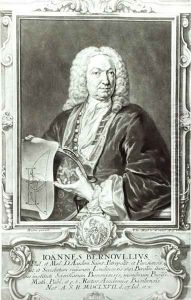 Portrait of Jean Bernoulli 1667-1748 by Johann Rudolph the Elder Huber