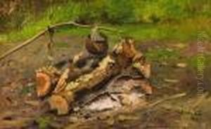 Camp In Vermont by John George Brown