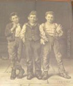 Three Boys After John George Brown by John George Brown