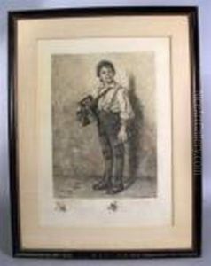 The Shoe Shine Boy by John George Brown