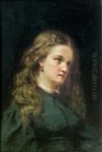 Portrait Of A Girl In A Green Dress