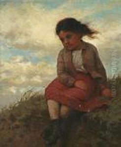 Girl On Hillside