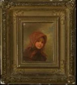 Portrait Of A Young Girl by John George Brown