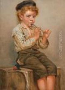 The Young Fife Player by John George Brown