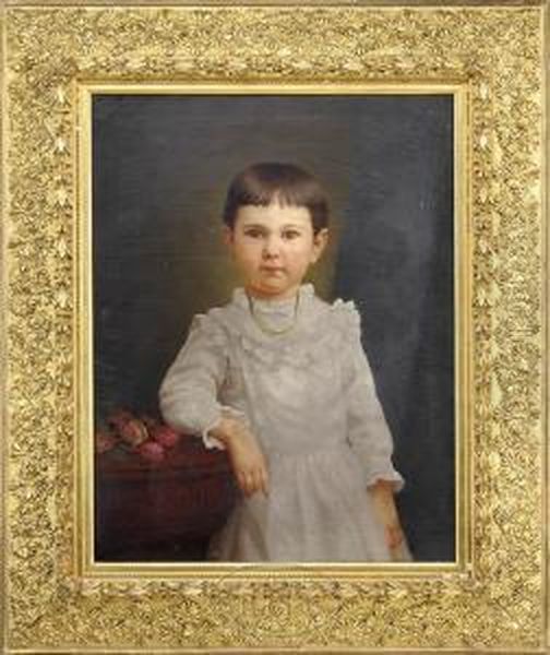 Portrait Of A Young Girl In White - view 1