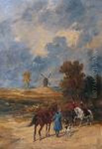 La Halte Des Cavaliers by John Lewis Brown