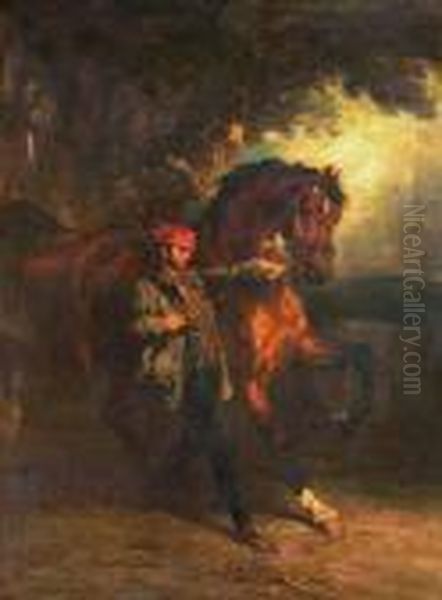 "cavalier Avec Cheval" - view 1