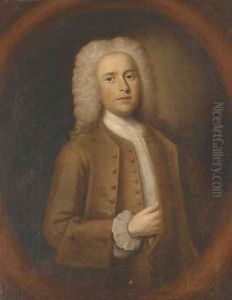 Portrait of a gentleman by John Theodore Heins