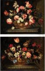 Nature Morte Con Vaso Di Fiori by Abraham Brueghel
