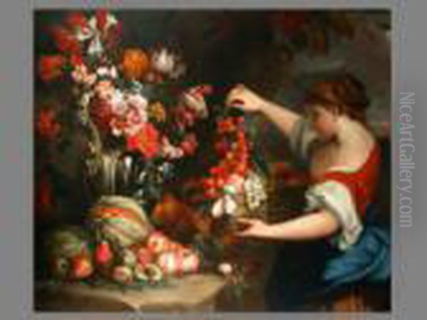 Fruchte- Und Blumenstilleben - view 1