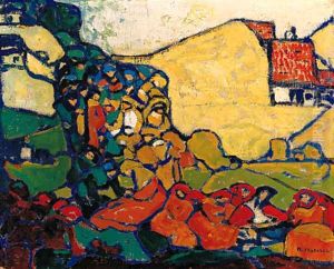 Wallfahrt by Adolf Hoelzel