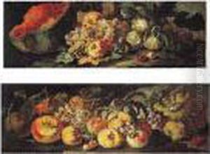Natures Mortes De Fruits by Abraham Brueghel