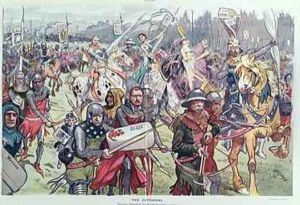 The Crusaders Marching Embattled Gainst the Saracens of Graft by C. Hassman
