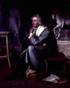 Bertel Thorvaldsen 1770-1844 in his Studio in Rome by Eduard von Heuss