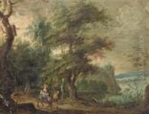 The Flight Into Egypt by Jan The Elder Brueghel