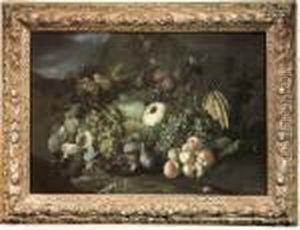 Natura Morta Con Frutta by Jan The Elder Brueghel