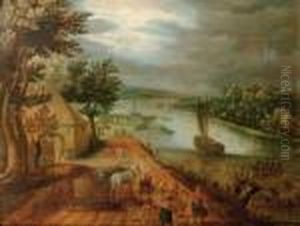 A Wooded River Landscape