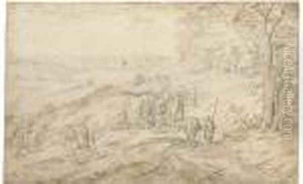 Travellers On A Path - view 1