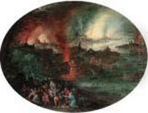 Aeneas Rescuing Anchises From Burning Troy