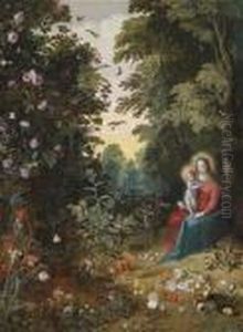 The Virgin And Child In A Wooded Landscape