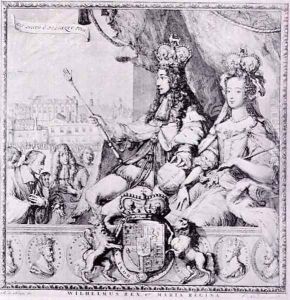 William III 1650-1702 and Mary II 1662-94