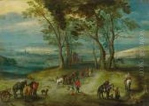 Landstrasse Mitkapelle by Jan Brueghel the Younger