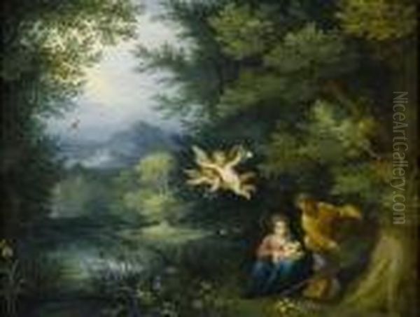 Rest On The Flight Into Egypt - view 1