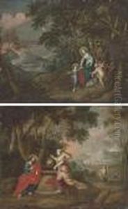 The Return Of The Holy Family From Egypt by Jan Brueghel the Younger